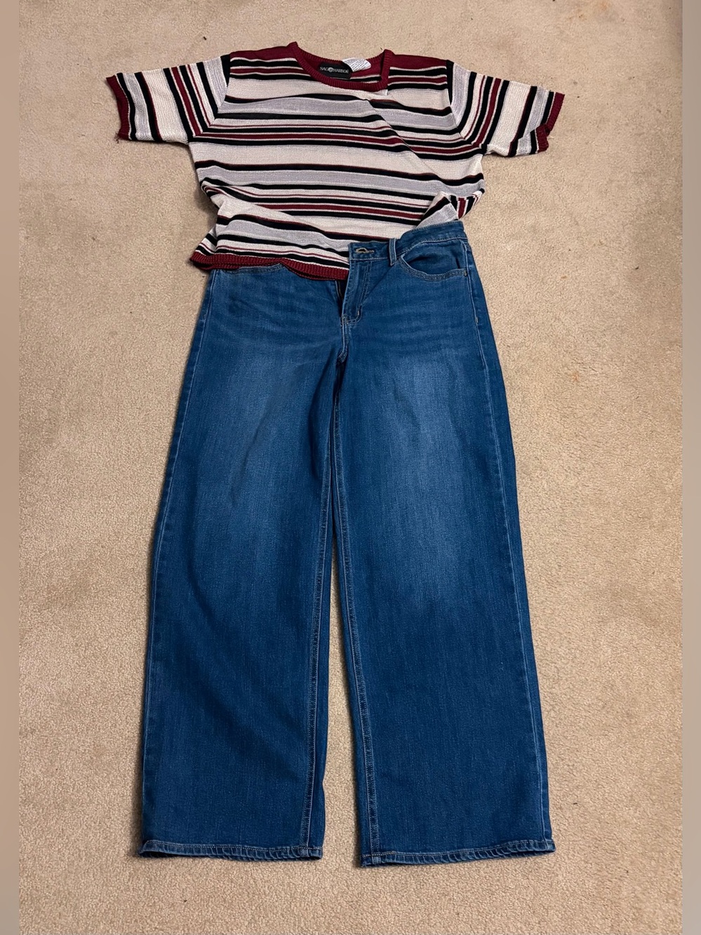 Old Navy Blue Wide-Leg Jeans